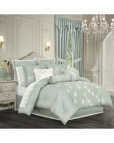 Royal Court Spring Garden Comforter Set In Green