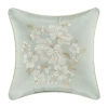 Royal Court Spring Garden Square Throw Pillow In Green