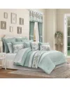 Royal Court Spring Social Comforter Set In Blue