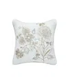 Royal Court Spring Social Embellished Decorative Pillow, 16" X 16" In Multi