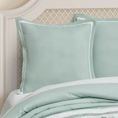 Royal Court Spring Social Reversible Euro Sham In Blue