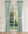 Royal Court Spring Social Window Panel Pair, 41" X 84" In Green