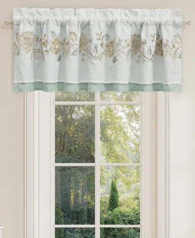 Royal Court Spring Social Window Straight Valance, 18" X 72" In Multi