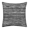 Royal Court Square Throw Pillow In Black