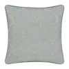 Royal Court Square Throw Pillow In Blue