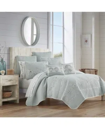Royal Court Water's Edge 2-pc. Quilt Set, Twin/twin Xl In Aqua