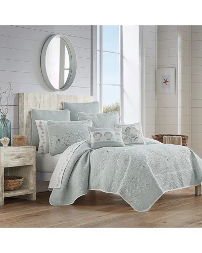 Royal Court Water's Edge Quilt Set In Blue