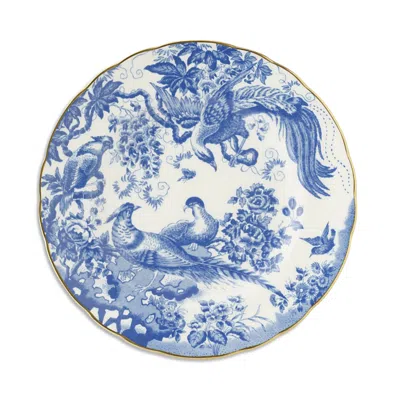 Royal Crown Derby Aves Blue Salad Plate In Multi