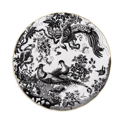 Royal Crown Derby Aves Bone China Accent Plate In Black