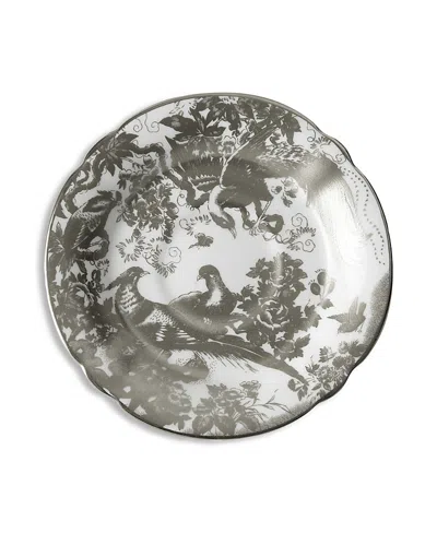 Royal Crown Derby Aves Platinum Tea Saucer In Gray
