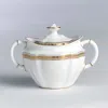 Royal Crown Derby Carlton Gold Covered Sugar Bowl In Gold