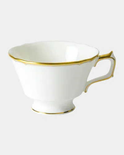 Royal Crown Derby Darley Abbey Pure Gold Teacup In White