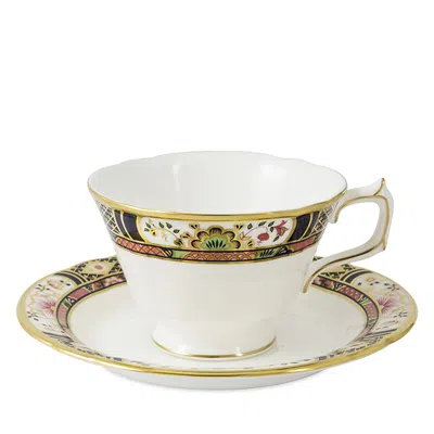 Royal Crown Derby Chelsea Garden Tea Saucer In Multi