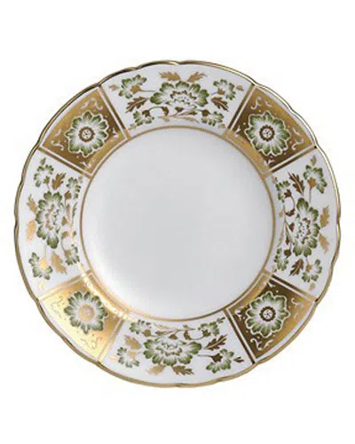 Royal Crown Derby Derby Panel Green Bread & Butter Plate