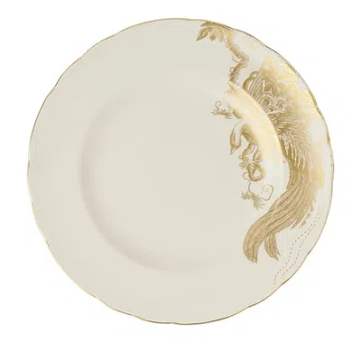 Royal Crown Derby Gold Aves Motif Salad Plate In Neutral