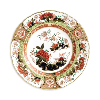 Royal Crown Derby Golden Peony Accent Plate In Multi