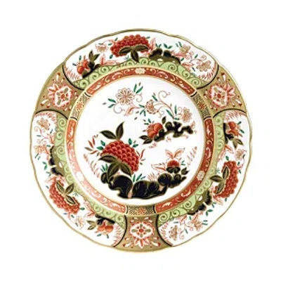Royal Crown Derby Imari Accent Plate Golden Peony In Multi