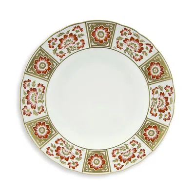 Royal Crown Derby Panel Red Dinner Plate In Multi