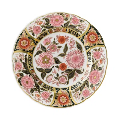 Royal Crown Derby Pink Bouquet Accent Plate