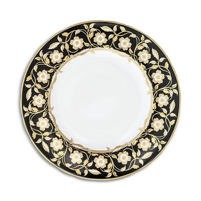 Royal Crown Derby Primrose Black Dinner Plate