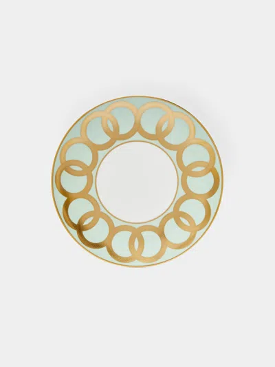 Royal Crown Derby Riviera Dream Hand-painted Bone China Dessert Plate  Abask Luxury Gift In Multi