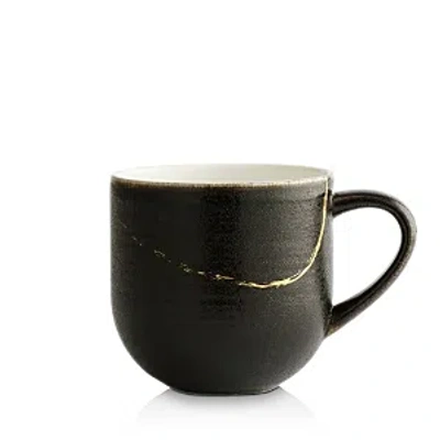 Royal Crown Derby Art Glaze Mug In Charcoal