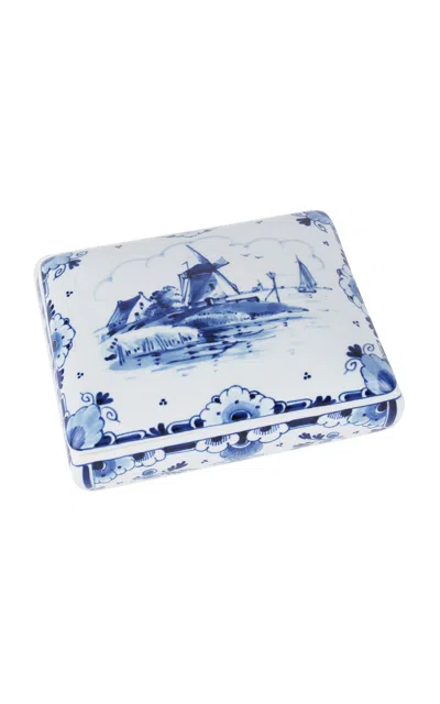 Royal Delft Table Box In Blue