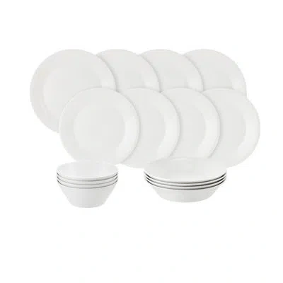 Royal Doulton 16 Piece Dinnerware Set, Service For 4 In White