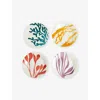 Royal Doulton 1815 Bright Set Of Four Porcelain Plates 24cm