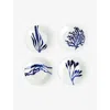Royal Doulton 1815 Pacific Set-of-four Porcelain Plates 16cm