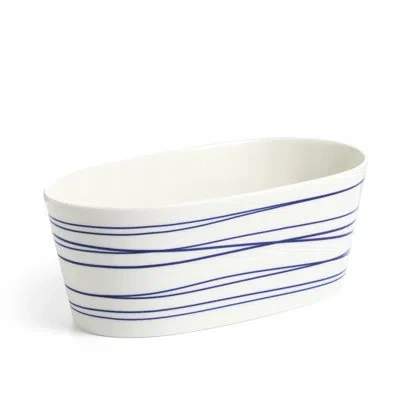 Royal Doulton 1815 Pacific Trough Planter 10.4 X 5.8in Blue