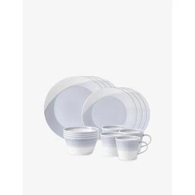 Royal Doulton 1815 Sixteen-piece Porcelain Dinner Set In White