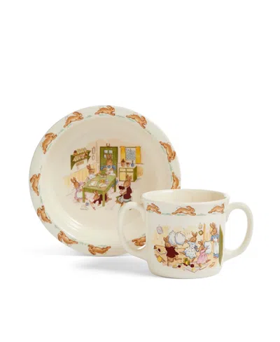 ROYAL DOULTON BABY BOWL & HANDLE MUG 2-PIECE SET