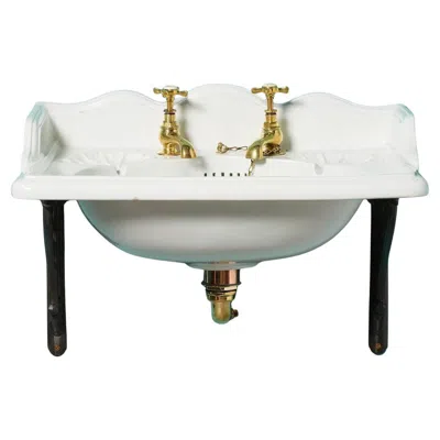 Pre-owned Royal Doulton Doulton & Co. 19th Century Sink With Wall Brackets In Gray