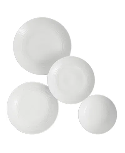 Royal Doulton Gordon Ramsay Maze 16 Pc. Dinnerware Set, Service For 4 In White