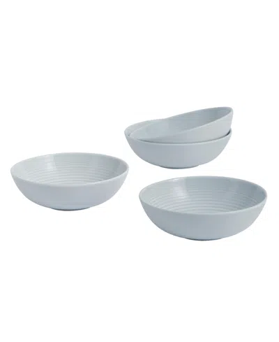 Royal Doulton Gordon Ramsay Maze Cereal Bowl, Set Of 4, Service For 4 In Light Gray