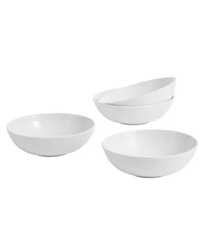 Royal Doulton Gordon Ramsay Maze Cereal Bowl, Set Of 4, Service For 4 In White