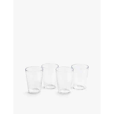 Royal Doulton Gordon Ramsay Maze Clear Glass Hiballs Set Of Four In Transparent