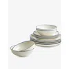 Royal Doulton Gordon Ramsay Maze Denim Line Porcelain 12-piece Set