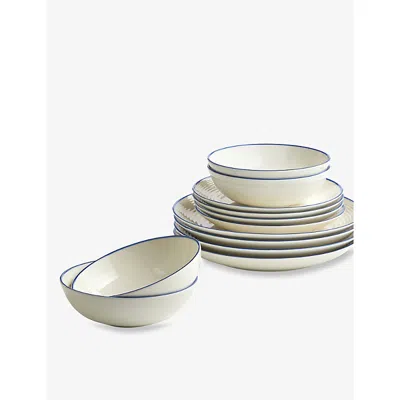 Royal Doulton Gordon Ramsay Maze Denim Line Porcelain 12-piece Set