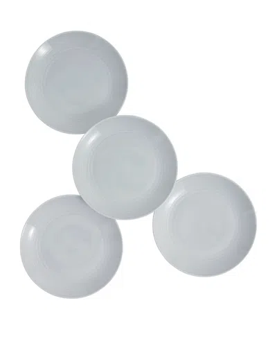 Royal Doulton Gordon Ramsay Maze Dinner Plate, Set Of 4, Service For 4 In Light Gray