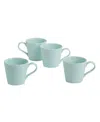 Royal Doulton Gordon Ramsay Maze Mug, Set Of 4, Service For 4 In Blue