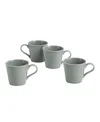 Royal Doulton Gordon Ramsay Maze Mug, Set Of 4, Service For 4 In Dark Gray