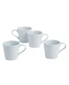 Royal Doulton Gordon Ramsay Maze Mug, Set Of 4, Service For 4 In Light Gray
