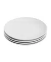 Royal Doulton Gordon Ramsay Maze Stoneware Plates Set Of Four In White
