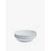 Royal Doulton Gordon Ramsay Maze Stoneware Bowls Set Of Four