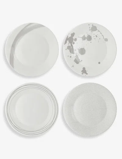 Royal Doulton Pacific Assorted Porcelain Plates Set Of Four