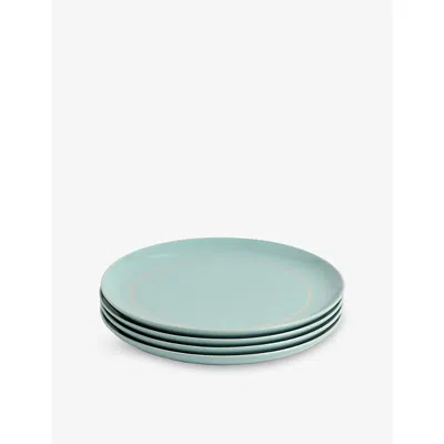 Royal Doulton Tilly Ramsay Stoneware Plates Set Of Four In Blue