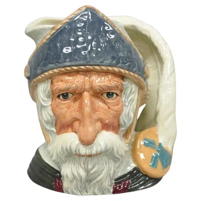 Pre-owned Royal Doulton Vintage 1956  Don Quixote D6455 Porcelain Toby Character Jug Mug In Brown