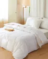 Royal Elite Down Alternative 300 Thread Count Cotton Shell All Season Comforter, Queen In White